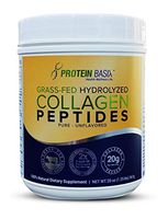 Protein Basix Hydrolyzed Collagen Peptides, for Youthful, Vibrant Skin, Hair & Nails. Grass Fed, Pasture Raised, 20g of Collagen Powder Per Serving, More Servings per Container, Paleo & Keto Friendly