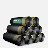 Drawstring Garbage Bag Large Unscented Universal Garbage Bag Trash Can Lining Household Trash Can, Kitchen, Bathroom Garbage Bag (Size : 50X55CM - 5 Rolls)
