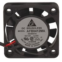 FAN,12VDC,4.6CFM,40x40x10,BALL 8 1/2"LDS w/CONN,UL/CSA/VDE/CE