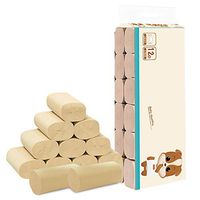 DesirePath 12 Rolls Toilet Paper 4-Ply Soft Strong Toilet Tissue Cotton Roll Paper Household Towel Tissue