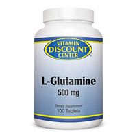 Vitamin Discount Center L-Glutamine 500mg, 100 Tablets