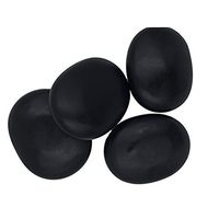 SUPVOX 4pcs Hot Stones Set Natural Lava Rock Stone Massage Stones Pumice for Health spa Massaging 4x3CM