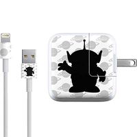 Skinit Decal Other Skin for iPad Charger (10W USB) - Officially Licensed Disney Alien Silhouette Design