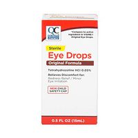 PACK OF 3 EACH QC EYE DROP TETRAHYDROZOLINE 0.5OZ PT#63551590377