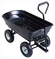 Wheelbarrow, 660 lbs Garden Heavy Duty Dump Cart Dumper