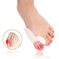 2 Pairs Bunion Corrector, Bunion Relief Big Toe Separators and Bunion Toe Straightener, Metatarsal Pad for Cushioning, Hammertoe and Hallux Valgus Bunion Relief