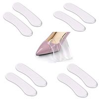 Candy86 4 Pairs High Heel Pads Heel Grip Liner Self Adhesive Shoe Stickers for Relief Heel Pain