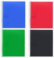 Small Spiral Notebook, Office, Wide Ruled, Assorted Colors, Staples Spiral Notebook, Back To School, Stationery, Durable, University (1 Unit)