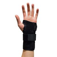 AidBrace Wrist Brace Support Splint for Carpal Tunnel and Wrist Pain, Arthritis, and Tendonitis for Men and Women (SM, LEFT HAND)