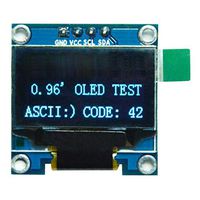 Semoic 0.96in I2C IIC Serial 128X64 OLED LCD LED Display Module SSD1306 for Blue Yellow Word Light