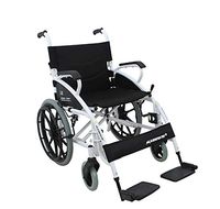 Lightweight Foldable Wheelchair Dimensions,Manual Wheelchair with Pneumatic Front Tires
