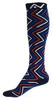 Compression Socks (1 pair) for Women & Men by A-Swift (Ziggy, L/XL)