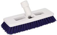 Impact 37000 Plastic Heavy Duty Swivel Scrub Brush, 15/16" Trim, 9" Width, Blue/White (Case of 6)