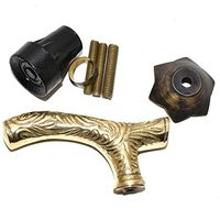 Nautical World Men Derby Cane Walnut Maple, Solid Brass Handle -Affordable Gift! Item #HAR-9112407