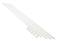 10 ft Cable Raceway Self-Adhesive Kit for Cord Organizing and Hiding - White - Each Strip is 0.78 x 0.39 x 30 inches