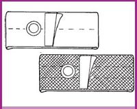 Nu-Form Support Belt 2-3/8" Opening, 6" W, 36" to 40" Waist, Large, Regular Elastic - 6332EA - 1 Each / Each