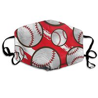 Bright Baseball Trendy Dust Mouth Mask Reusable Anti-Dust Face Mask Adjustable Earloop Skin Protection