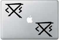 Circa-Survive-Band-Logo ArcDecals78601609 Set Of Two (2x) , Decal , Sticker , Laptop , Ipad , Car , Truck