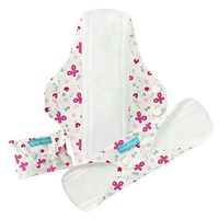 Charlie Banana 3 Feminine Pads Super+ Butterfly, 0.4 Pound