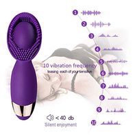Women's Tongue Vibrant Toy Oral Tongue Simulator Multi Speed Cl-it Sucking Toy-10 Frequency