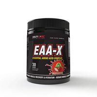 Ceuticore Nutrition - EAA-X Essential Amino Acid Complex, BCAA Powder, BCAA Amino Acids to Promote Muscle Recovery and Hydration, Reduce Muscle Soreness, Strawberry Kiwi, 360g