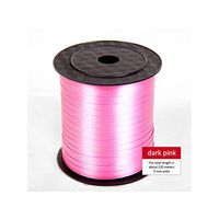 Balloon Ribbon Roll Kids Toys Crafts Foil Curling Multi Color 5mm Gifts Wedding Supplies 250 Yards,Dark Pink