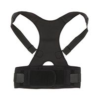 ROSENICE Posture Corrector Clavicle Support Humpback Correction Brace for Men Women - Size M(Black)