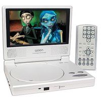 Axion LMD-6708RY 7-Inch Widescreen Portable DVD Player (White)