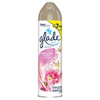 Glade Air Freshener, Aerosol, White Tea and Lily, 8 Oz (Pack of 12)