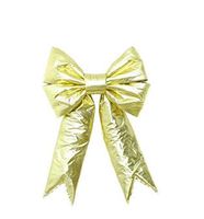 BIG CITY BARGAINS Jumbo Structural Holiday Gold Bow (36, Jumbo)