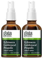 Gaia Herbs Echinacea Goldenseal Propolis Throat Spray, 1 Ounce (Pack of 2) - Supports Healthy Immune Response