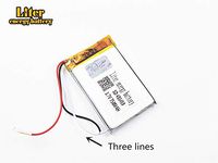 3lines 3.7V 1500mAh 504050 Lithium Polymer Ion Rechargeable Battery Lithium 3lines Polymer Li-Po Battery for MP4 GPS MP3 Bluetooth Stereo DIY Gift