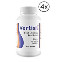 Unknown Equitab Vertisil Vertigohelp to Relieve Vertigo Symptoms Including Dizziness and Nausea Control Pack 4