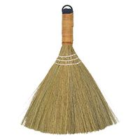 ZIIYAN Natural Whisk No Static Electricity Sweeping Hand Handle Broom for Sofa, Car, Corner and More, 7.9" Width, 12" Length