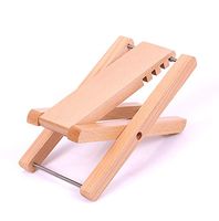 Do4U Squatting Toilet Stool, Fodable Bamboo Wood Bathroom Squat Stools, Ultra Portable & Eco Friendly, Adjustable for Adults Potty Step Stool for Toilet Posture and Healthy Release (One Pair)