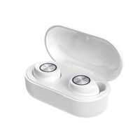 IRICEYE Bluetooth Earphones,TW60 Portable Mini Bluetooth 5.0 HiFi in-Ear Wireless Earphones Sports Earbuds - White