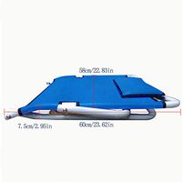 GYJ Adjustable Bed Backrest, Portable Folding Sit-up Back Rest, and Breathable Fabric Disability Backrest Support for Patient Elderly Nursing