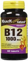 Mason Vitamins B 12 1000 mcg Tablets, 60 Count