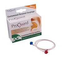 Proguard Mould Your Own Custom Earplugs - Beige - Plus Round Zip Case and Lanyard