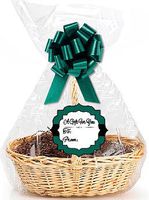 Dark Green 2Pack Designer Cello Bags/Tags/Bows Cellophane Extra Large Gift Basket Packaging Bags Flat 25" X 30"