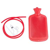 tinsay Enema Bag Kit Hot Water Bottle Cleansing Kit Enema Anal kit Bag Rubber for Colon Cleansing with Silicone Hose 2000ML/0.43bal