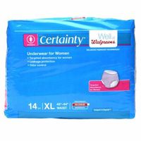 Walgreens Certainty Women's Underwear, Extra Large 14 ea