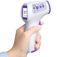 Forehead Thermometer, Non-Contact Infrared Digital Thermometer, Ear Thermometer, Infrared Accurate Forehead Thermometer Gun, Instant Reading for Baby Kids and Adults, Indoor and Outdoor