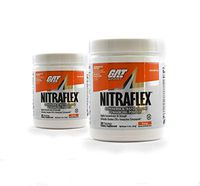 GAT - NITRAFLEX - Testosterone Enhancing Powder, Increases Blood Flow, Boosts Strength & Energy, Improves Exercise Performance, Creatine-Free (Orange, 30 Servings)