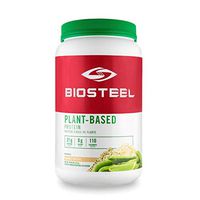 BioSteel Plant-Based Protein with Whole Grain Rice Protein, Pea Protein, and Hemp Protein, Natural, 825 Gram