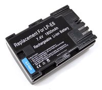 Battery for Canon LP-E6 LPE6 EOS 7D 60D 5D Mark II