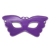 Briviee PU Leather Butterfly Extremely Tempting Blindfold Mask Eye Mask for Halloween Stage Props Kit for