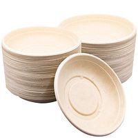 75 Pk Disposable 24 oz Eco Friendly Bowls Biodegradable Compostable Paper Bowl Alternative