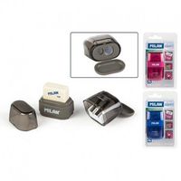 MILAN BYM10139 MILAN COMPACT TWO HOLE SHARPENER WITH ERASER CARDED