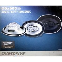 OVERDRIVE ODx693 3-Way 6x9" Coaxial Ultrathin Speaker
